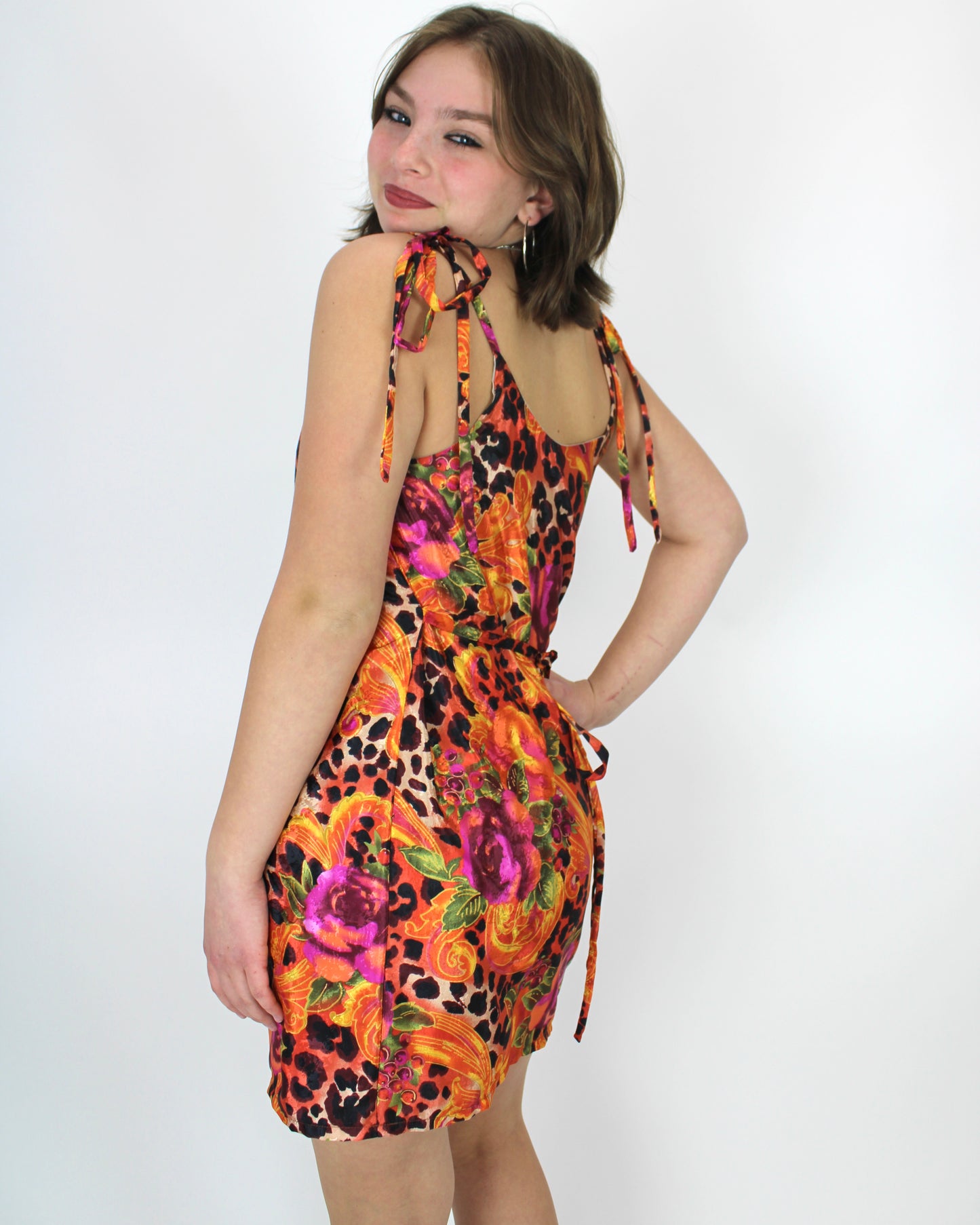 Amigas Cheetahs Slip Dress