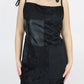 Black Cat Slip Dress