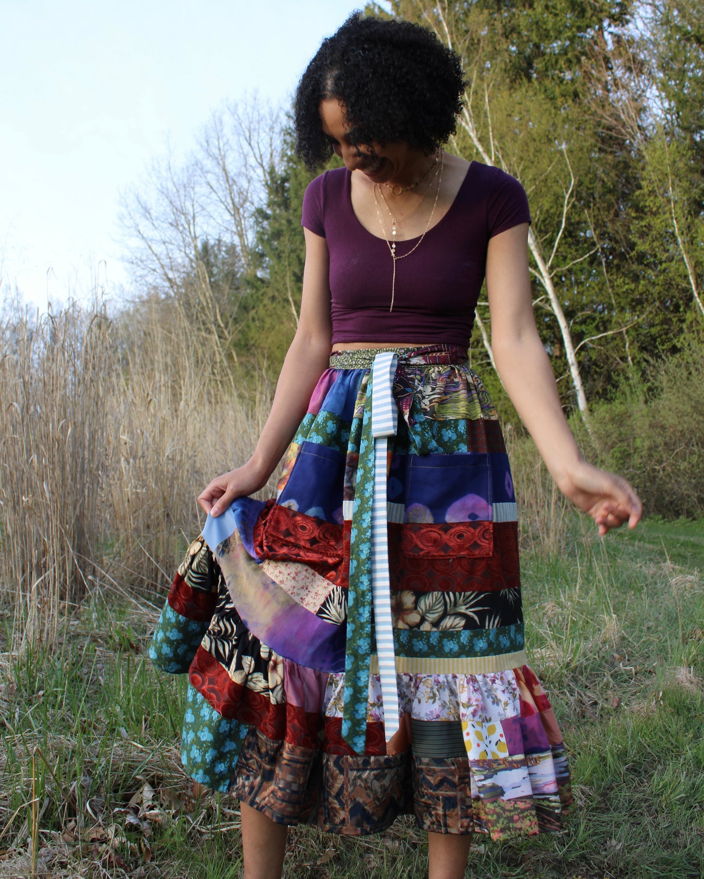 Cosmic Blues Skirt