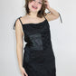 Black Cat Slip Dress