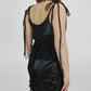 Black Cat Slip Dress