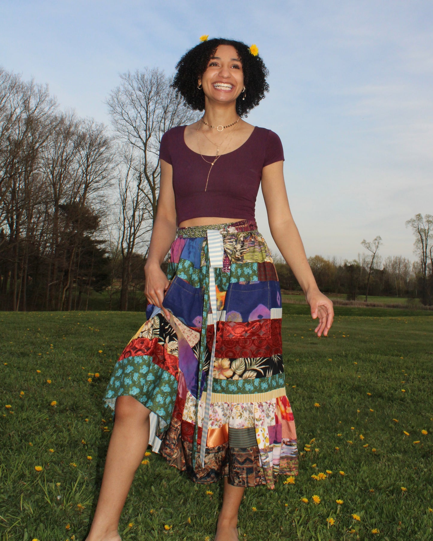 Cosmic Blues Skirt