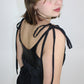 Black Cat Slip Dress